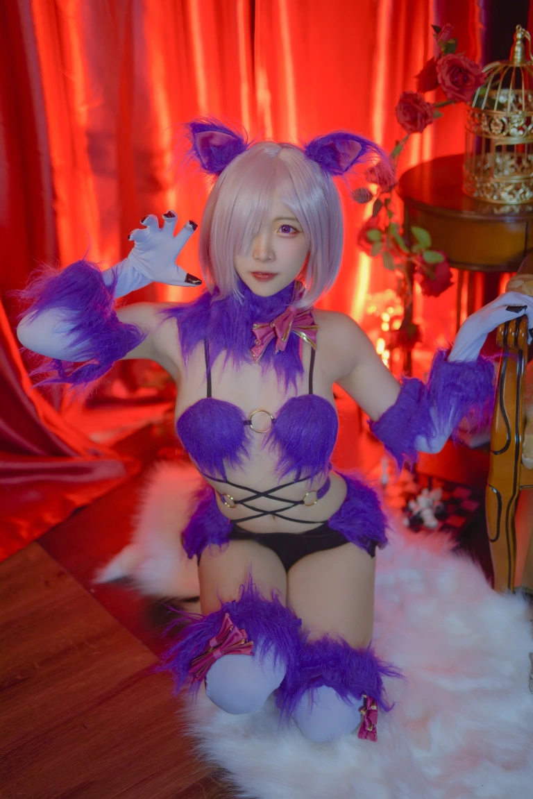 二佐Nisa《Fate玛修万圣节》主题写真：23张全套美图
