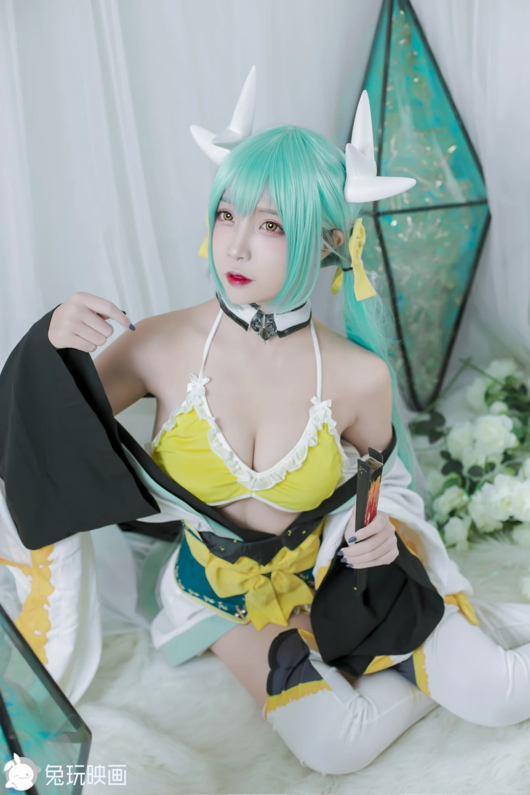二佐Nisa《Fate清姬》主题写真：9张全套美图