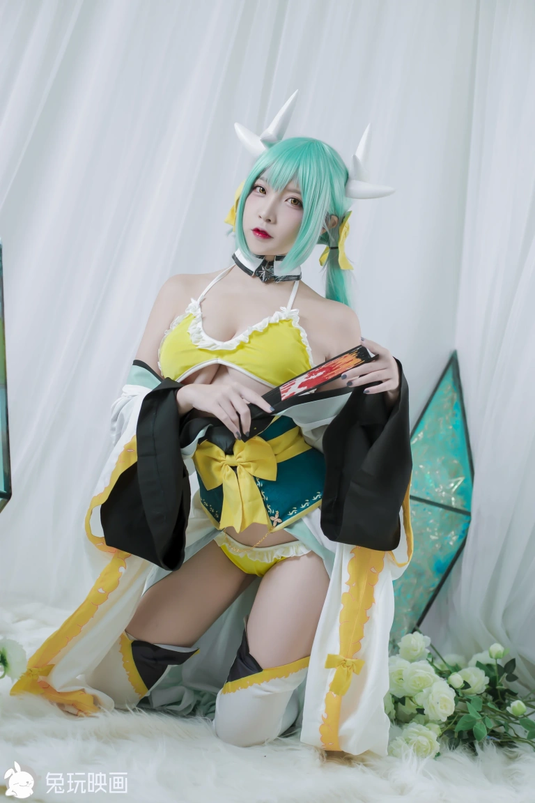 二佐Nisa《Fate清姬》主题写真：9张全套美图