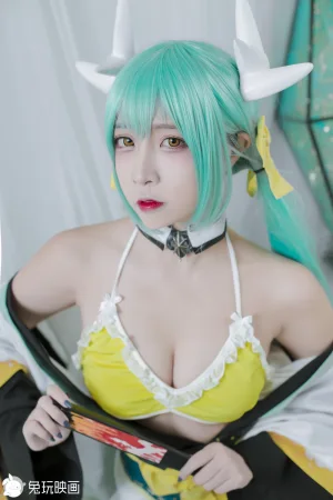 二佐Nisa《Fate清姬》主题写真：9张全套美图