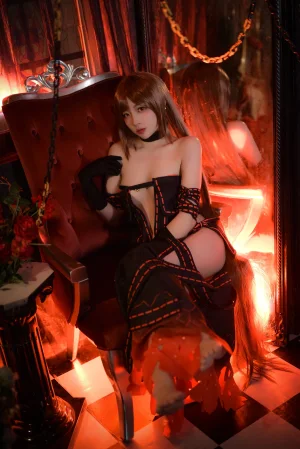 二佐Nisa《Fate虞美人》主题写真：24张全套美图