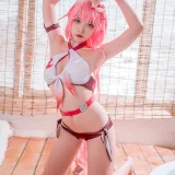 二佐Nisa《八重樱》主题写真：13张全套美图