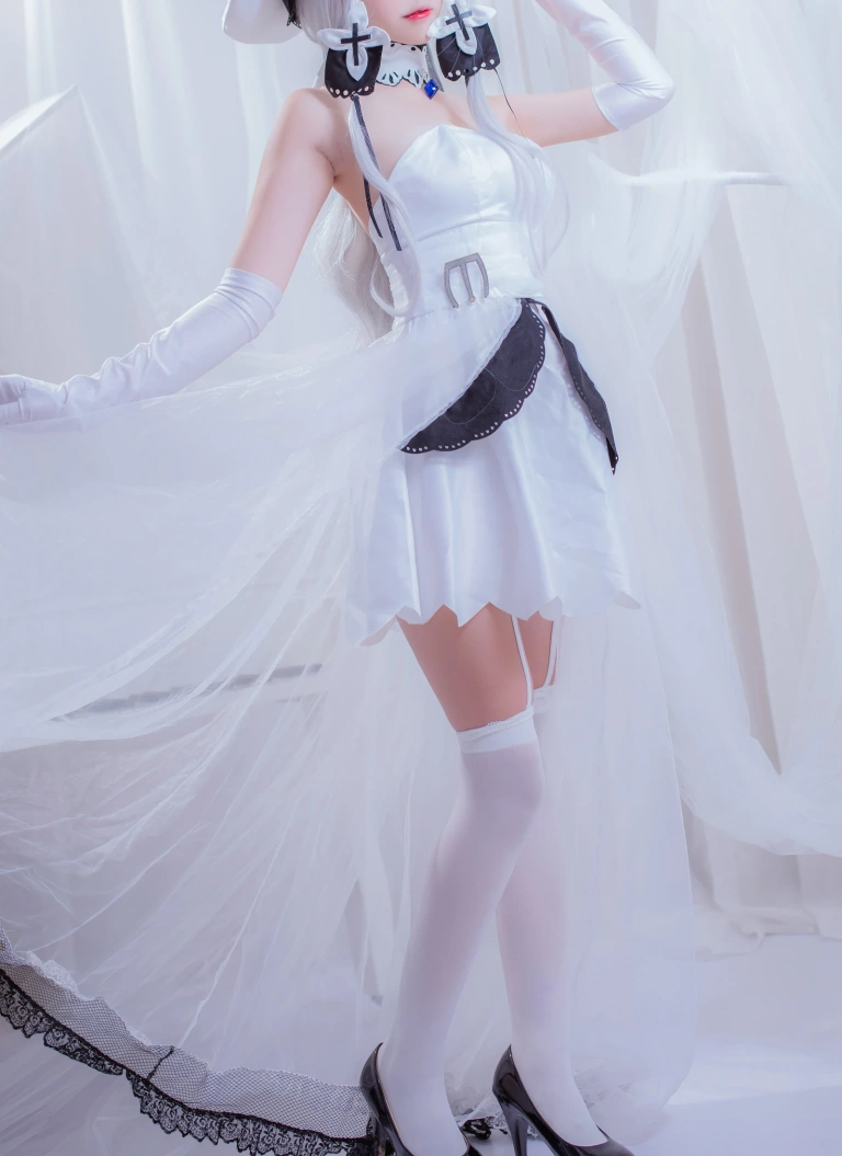 二佐Nisa《碧蓝航线 光辉》主题写真：36张全套美图