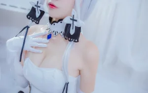 二佐Nisa《碧蓝航线 光辉》主题写真：36张全套美图