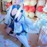二佐Nisa《碧蓝航线 加贺》主题写真：40张全套美图