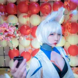 二佐Nisa《碧蓝航线 加贺》主题写真：40张全套美图