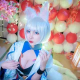 二佐Nisa《碧蓝航线 加贺》主题写真：40张全套美图