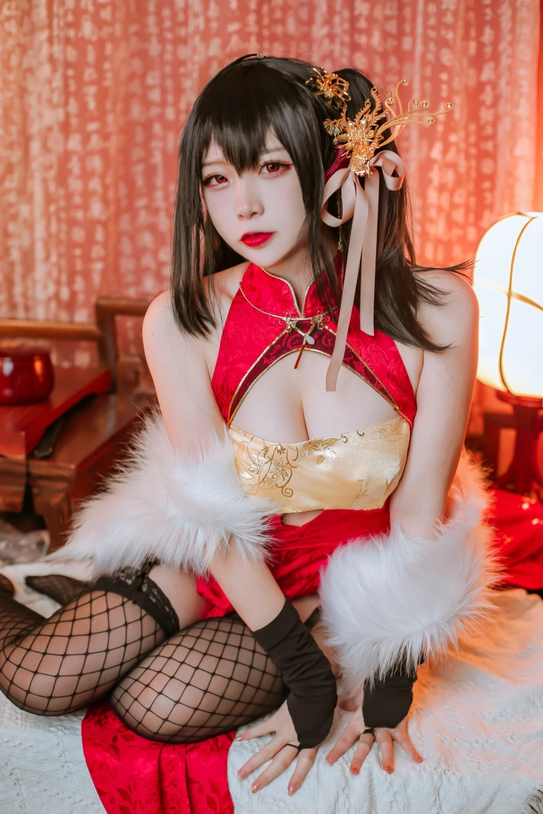 二佐Nisa《大凤旗袍》主题写真：41张全套美图
