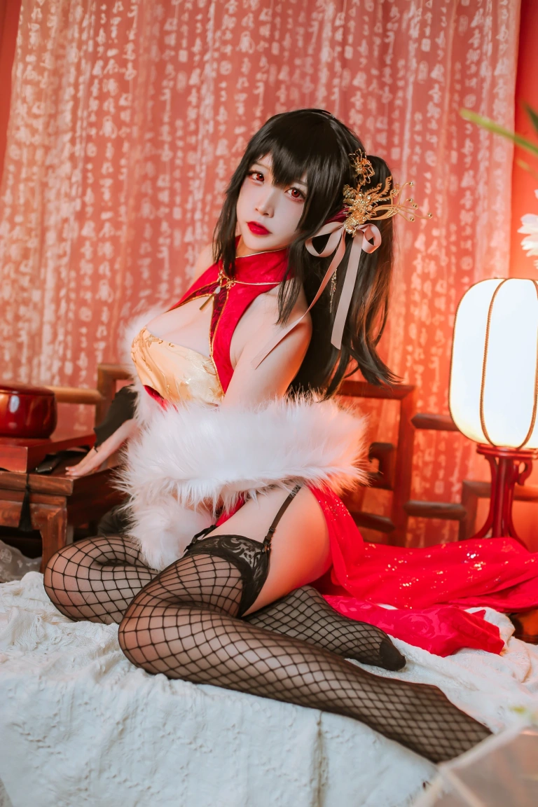 二佐Nisa《大凤旗袍》主题写真：41张全套美图