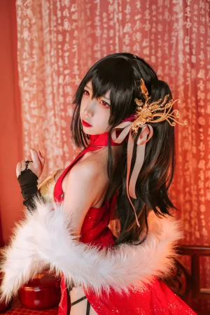 二佐Nisa《大凤旗袍》主题写真：41张全套美图