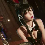 二佐Nisa《獒犬兔女郎 兔玩映画》主题写真：41张全套美图