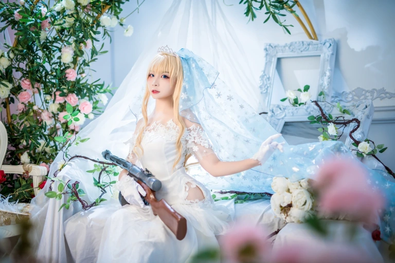 二佐Nisa《花嫁》主题写真：40张全套美图