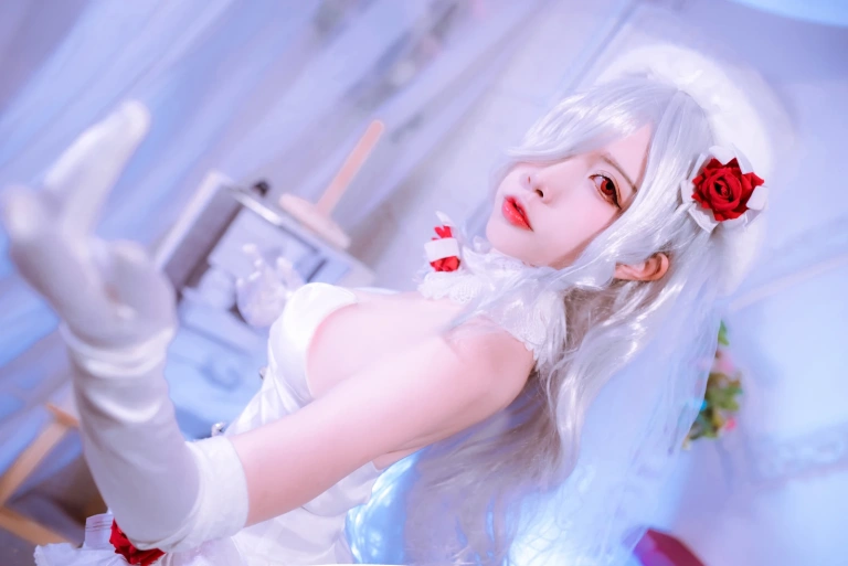 二佐Nisa《花嫁》主题写真：40张全套美图