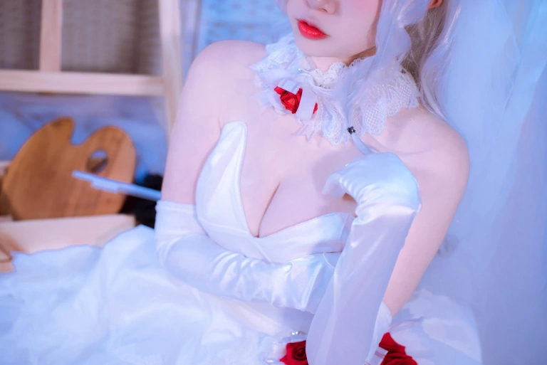 二佐Nisa《花嫁》主题写真：40张全套美图