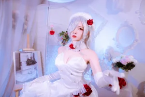 二佐Nisa《花嫁》主题写真：40张全套美图