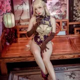 二佐Nisa《金莲》主题写真：20张全套美图