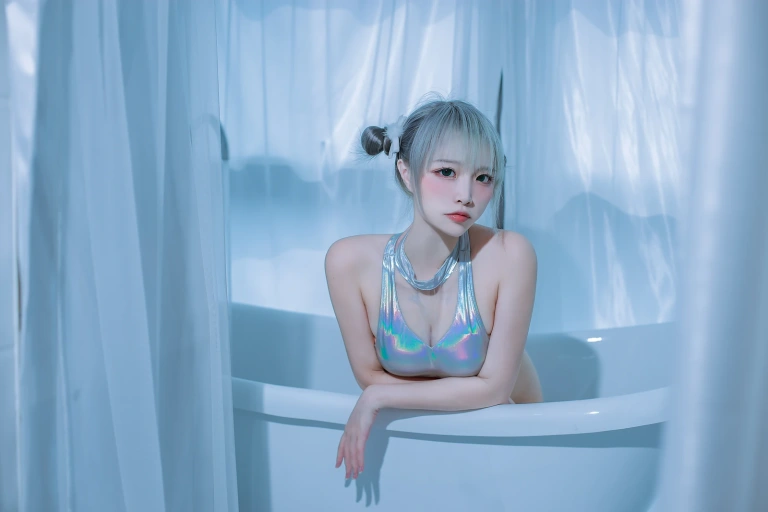 二佐Nisa《竞泳 魔鬼私房》主题写真：30张全套美图