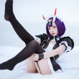 二佐Nisa《酒吞童子》主题写真：11张全套美图