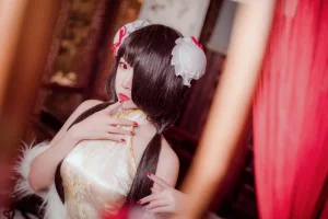 二佐Nisa《狂三旗袍》主题写真：31张全套美图