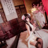二佐Nisa《狂三旗袍》主题写真：31张全套美图