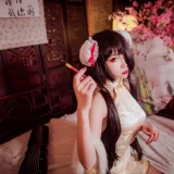 二佐Nisa《狂三旗袍》主题写真：31张全套美图