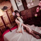 二佐Nisa《狂三旗袍》主题写真：31张全套美图