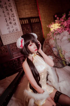 二佐Nisa《狂三旗袍》主题写真：31张全套美图