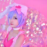 二佐Nisa《蕾姆1号本 蕾姆护士1》主题写真：40张全套美图