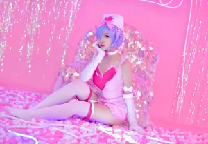 二佐Nisa《蕾姆1号本 蕾姆护士1》主题写真：40张全套美图