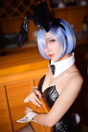 二佐Nisa《蕾姆1号本 兔女郎》主题写真：12张全套美图