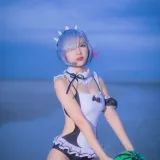 二佐Nisa《蕾姆1号本 泳衣2》主题写真：11张全套美图