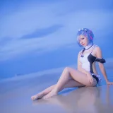 二佐Nisa《蕾姆1号本 泳衣2》主题写真：11张全套美图