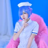 二佐Nisa《蕾姆2号本 蕾姆护士》主题写真：31张全套美图