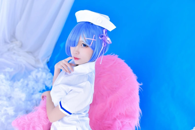 二佐Nisa《蕾姆2号本 蕾姆护士》主题写真：31张全套美图