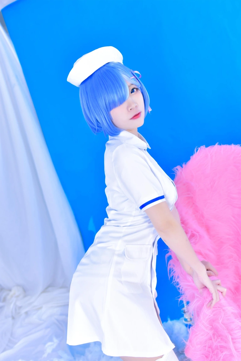 二佐Nisa《蕾姆2号本 蕾姆护士》主题写真：31张全套美图
