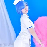 二佐Nisa《蕾姆2号本 蕾姆护士》主题写真：31张全套美图