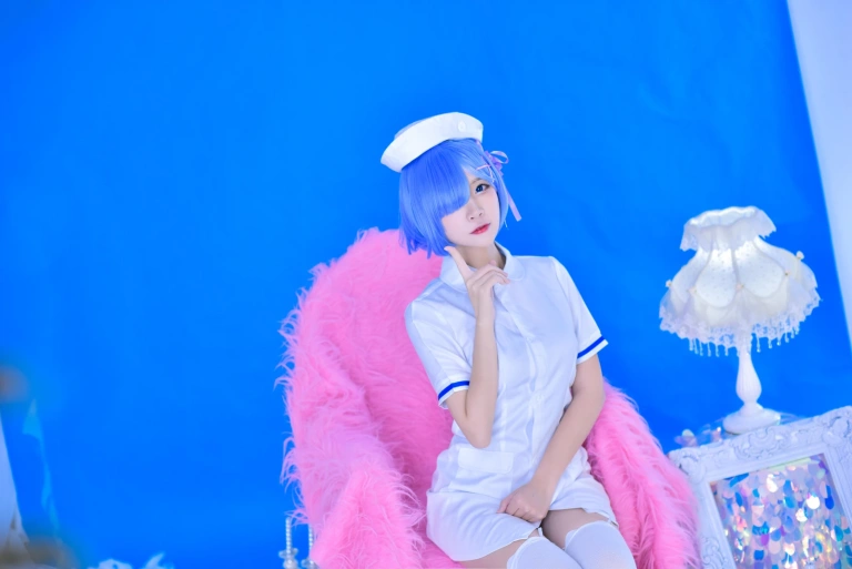 二佐Nisa《蕾姆2号本 蕾姆护士》主题写真：31张全套美图