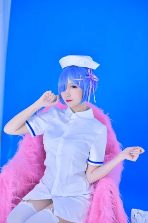 二佐Nisa《蕾姆2号本 蕾姆护士》主题写真：31张全套美图