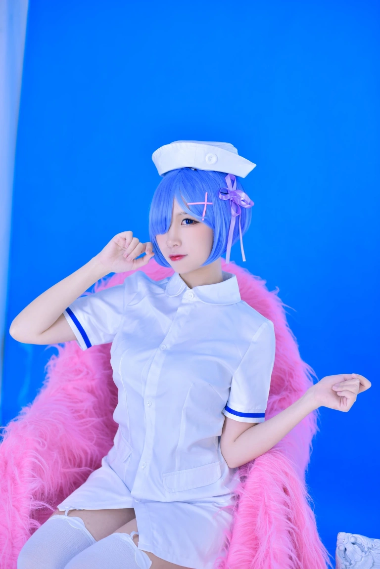 二佐Nisa《蕾姆2号本 蕾姆护士》主题写真：31张全套美图