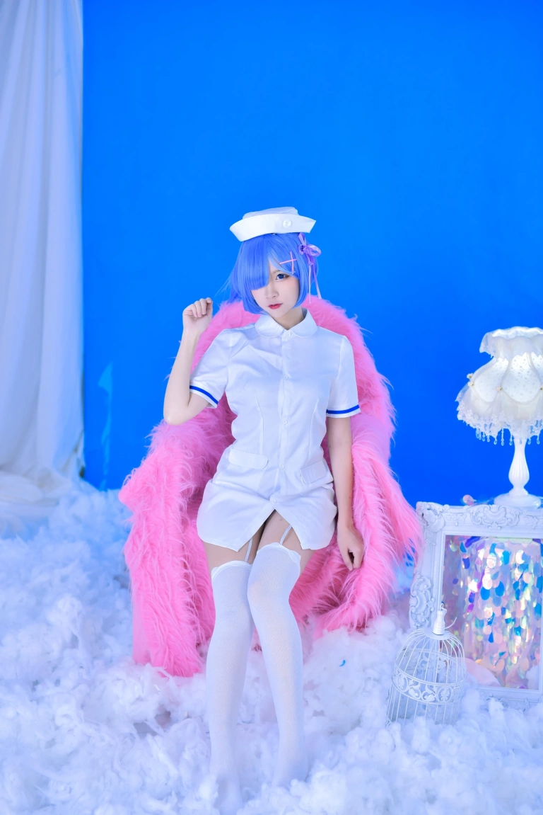 二佐Nisa《蕾姆2号本 蕾姆护士》主题写真：31张全套美图