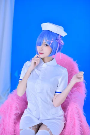 二佐Nisa《蕾姆2号本 蕾姆护士》主题写真：31张全套美图