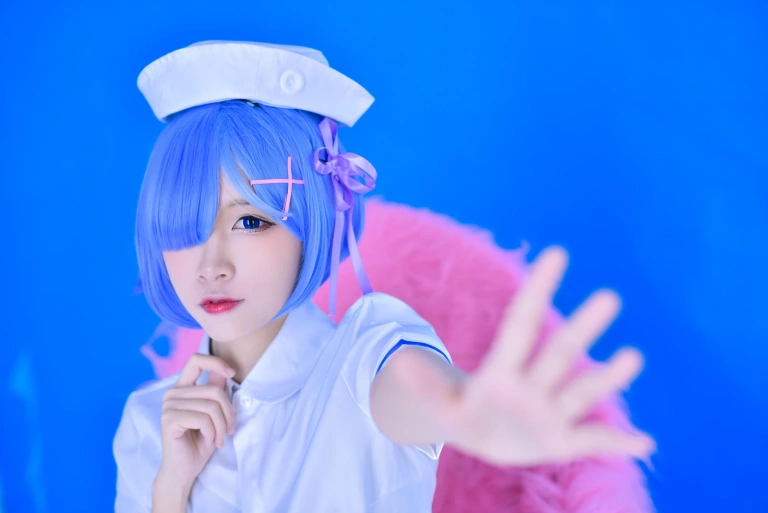 二佐Nisa《蕾姆2号本 蕾姆护士》主题写真：31张全套美图