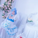 二佐Nisa《蕾姆2号本 蕾姆花嫁》主题写真：33张全套美图