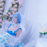 二佐Nisa《蕾姆2号本 蕾姆花嫁》主题写真：33张全套美图