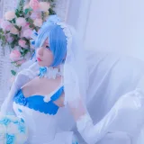 二佐Nisa《蕾姆2号本 蕾姆花嫁》主题写真：33张全套美图