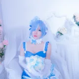 二佐Nisa《蕾姆2号本 蕾姆花嫁》主题写真：33张全套美图