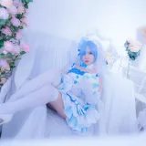 二佐Nisa《蕾姆2号本 蕾姆花嫁》主题写真：33张全套美图