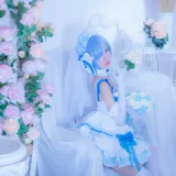 二佐Nisa《蕾姆2号本 蕾姆花嫁》主题写真：33张全套美图