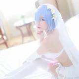 二佐Nisa《蕾姆2号本 蕾姆婚纱》主题写真：35张全套美图