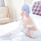二佐Nisa《蕾姆2号本 蕾姆婚纱》主题写真：35张全套美图